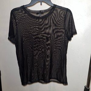 Forever 21 mesh t shirt